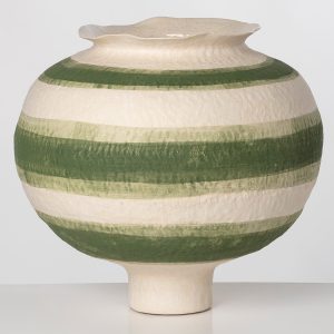 Large amphora with green stripes